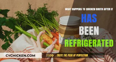 Chilled Clarity: The Surprising Transformation of Chicken Broth in the Fridge