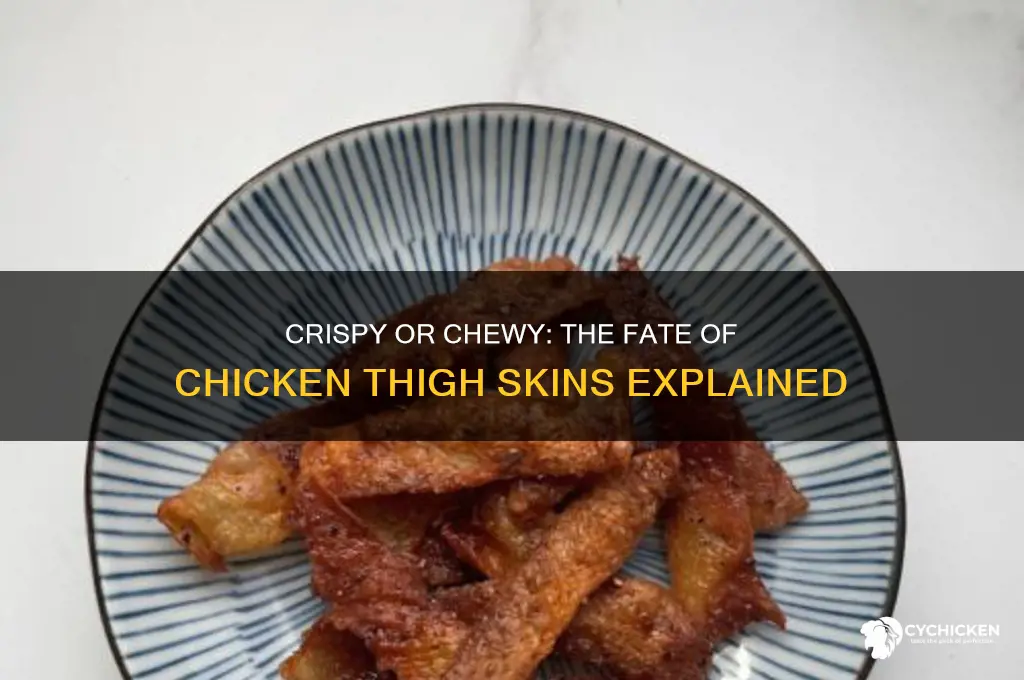 what happens to chicken thigh skins