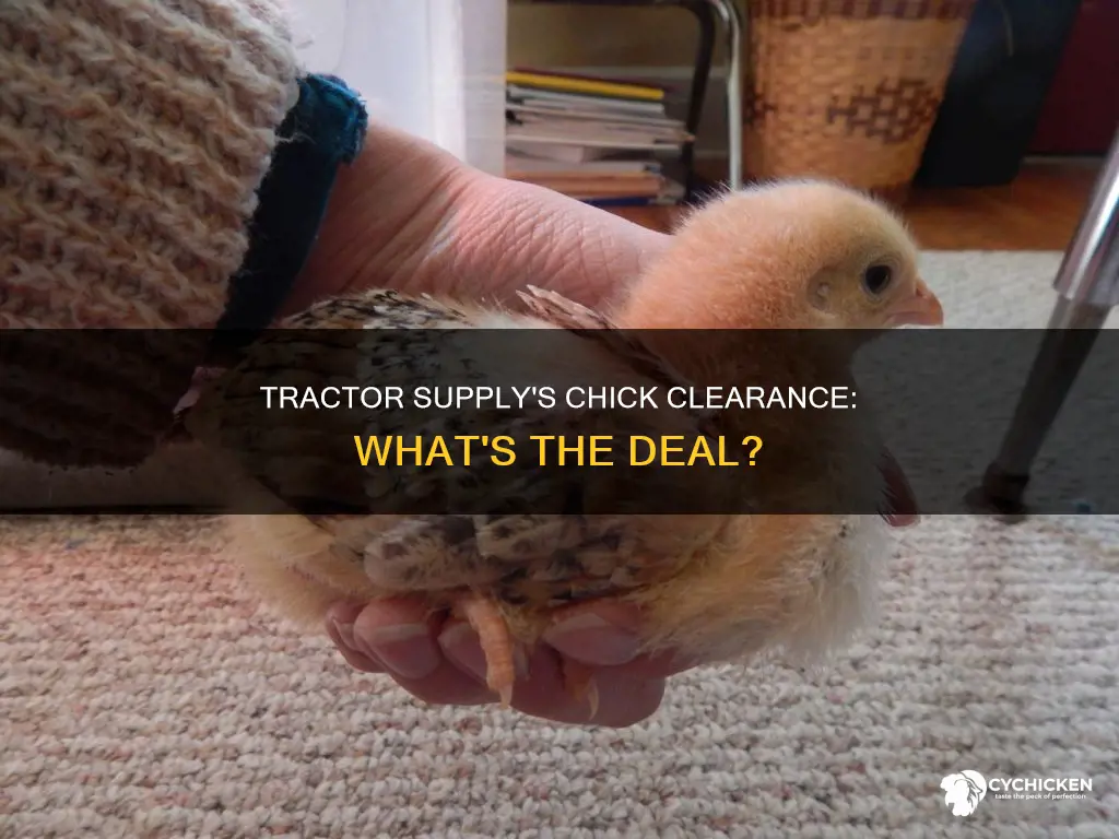 what happens to chicks on clearance at tractor supply