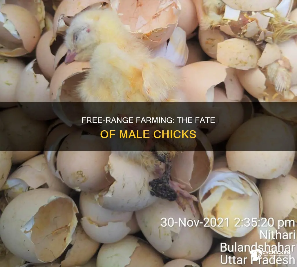 what happens to male chicks on free range farms