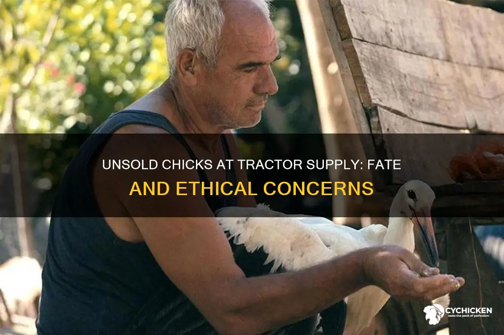 what happens to unsold chicks at tractor supply