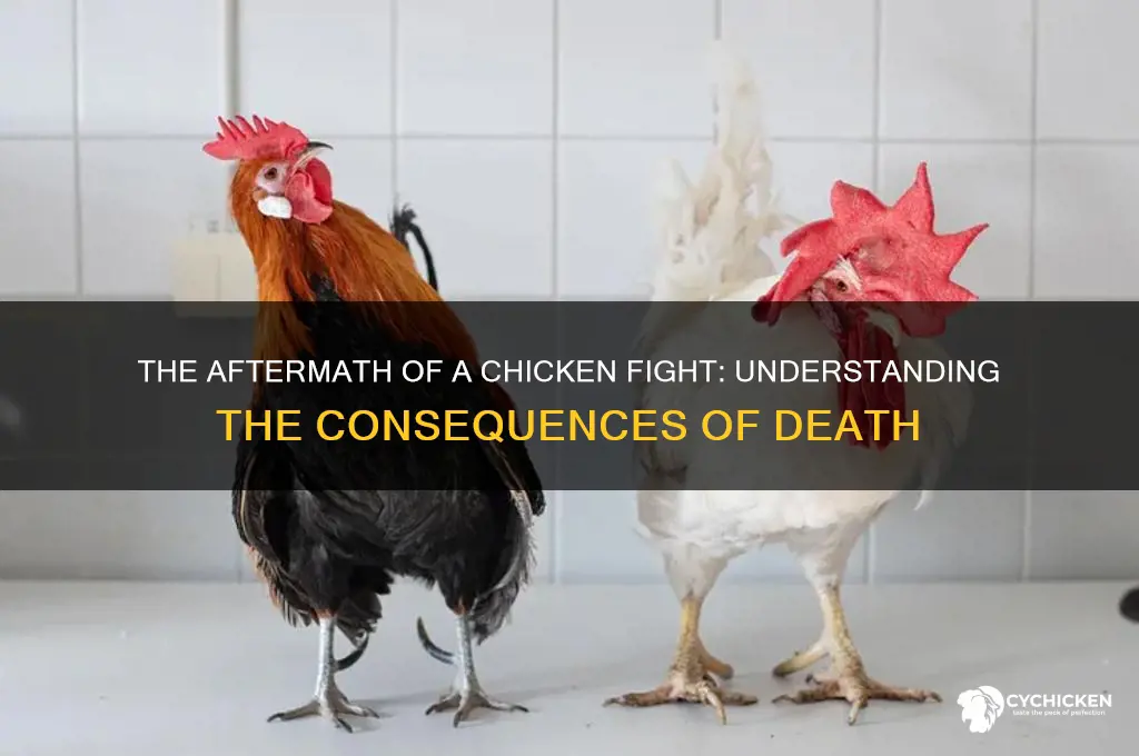 what happens when a chicken fight dies