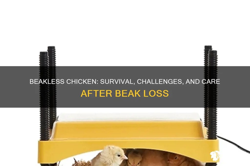 what happens when a chicken loses its beak