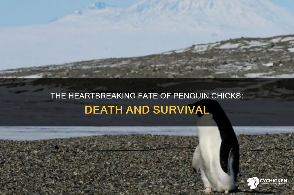 what happens when a pengin chick dies