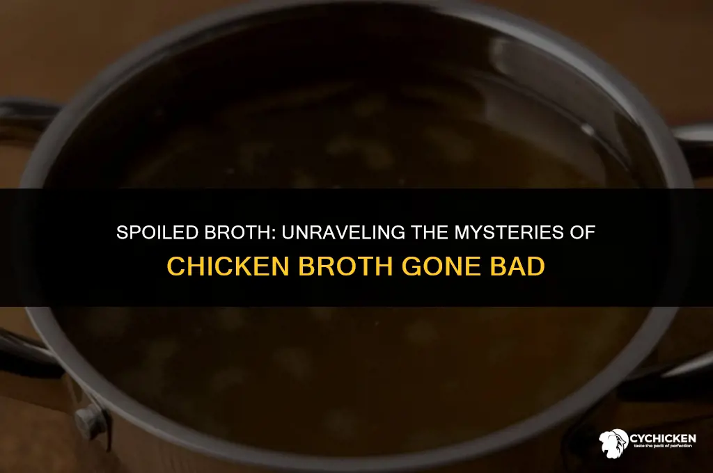 what happens when chicken broth goes bad