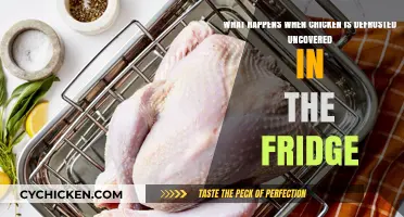 Chicken Defrosting: Uncovered in Fridge, What to Expect