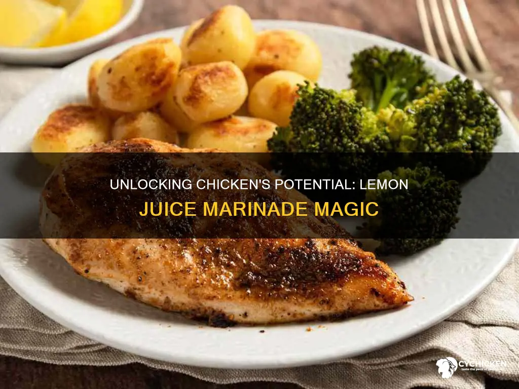 what happens when you marinate chicken in lemon juice