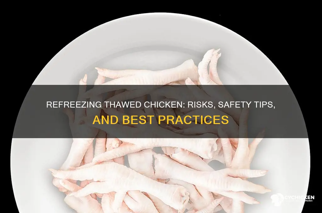 what happens when you refreeze thawed chicken