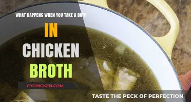 Soaking in Savory: The Surprising Benefits of a Chicken Broth Bath