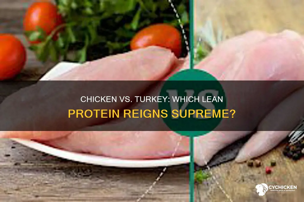 what has higher protein chicken or turkey