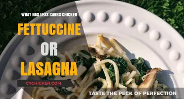 Low-Carb Dinner Choice: Chicken Fettuccine vs. Lasagna Compared