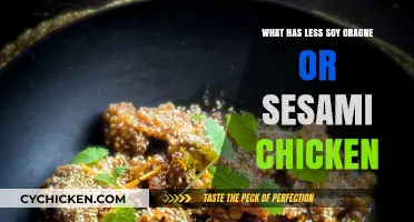 Soy Content Comparison: Orange Chicken vs. Sesame Chicken - Which Has Less?