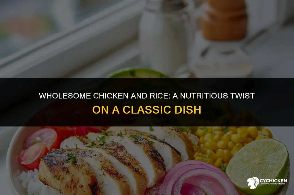 what healthy rice with chicken