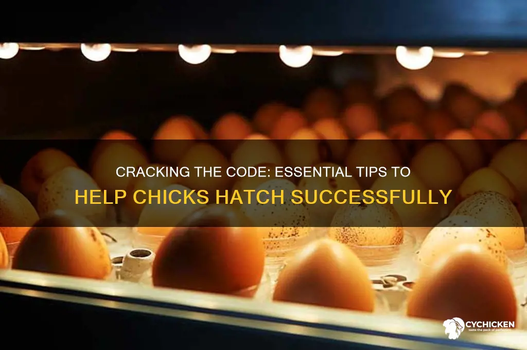 what helps chicks out of their shells