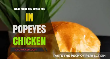 Popeyes Chicken Secrets: Unveiling the Herbs and Spices Blend