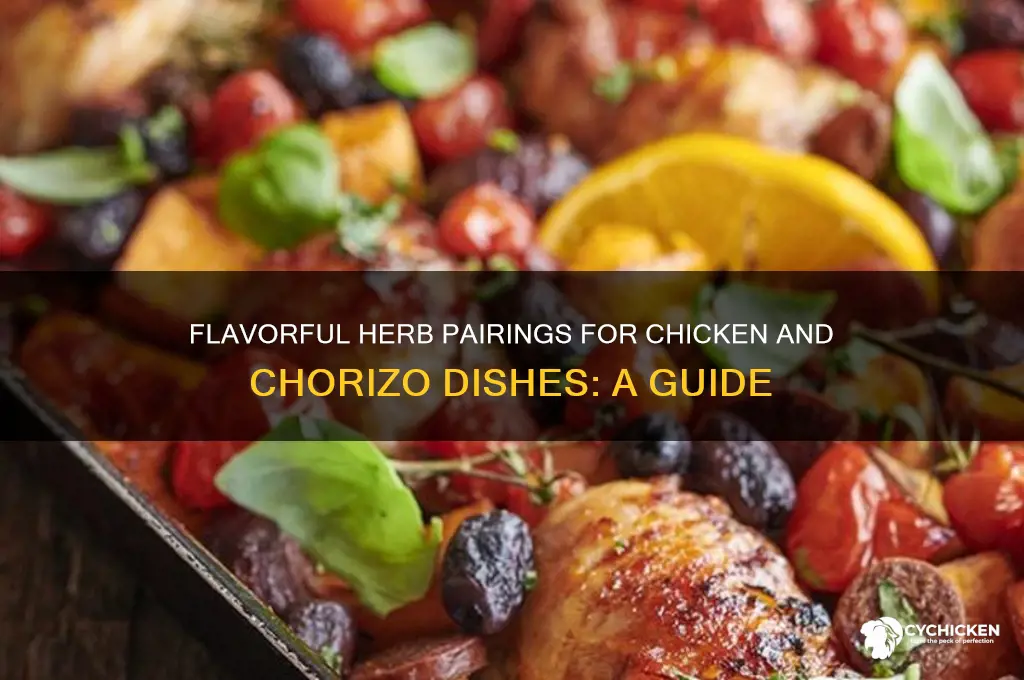 what herbs go with chicken and chorizo