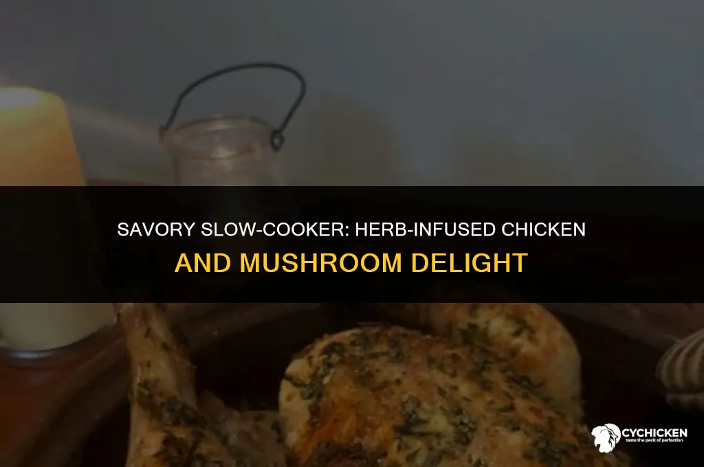 what herbs go with chicken and mushroom crock pot