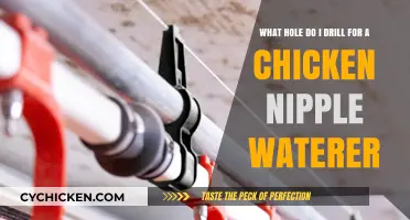 Drilling Holes for Chicken Nipple Waterers: What Size Hole?