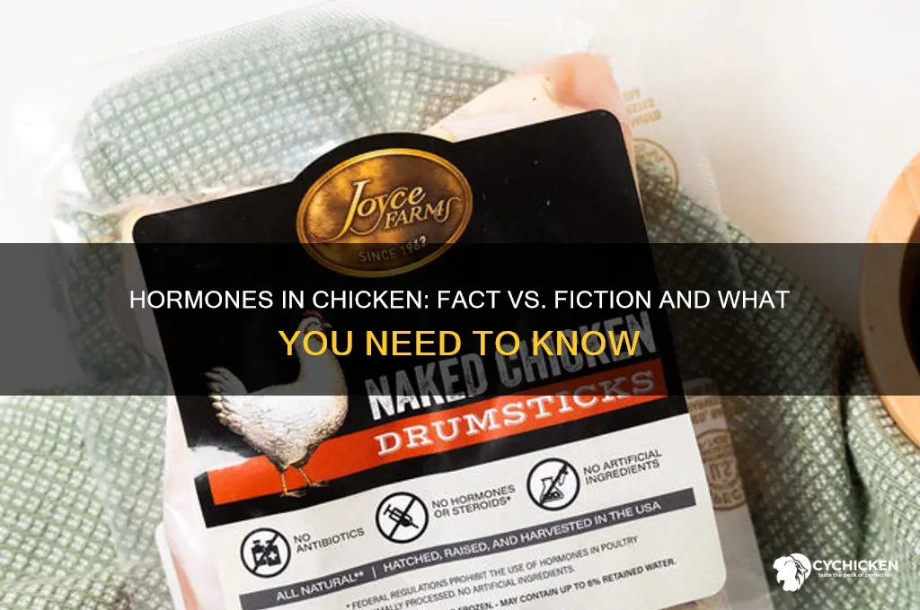 what hormones do they put in chicken