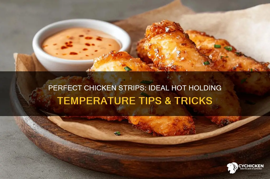 what hot holing temperature is for chicken strips