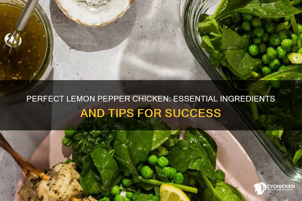 what i need for lemon pepper chicken