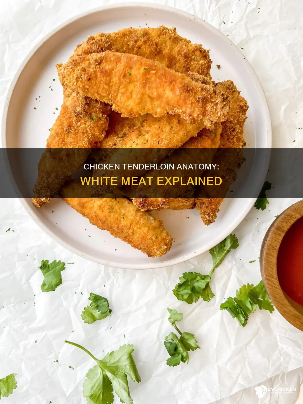 what id the large white on a chicken tenderloin