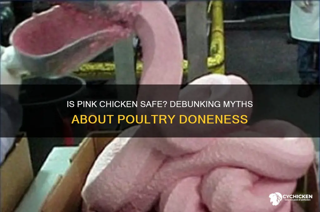 what if chicken is a little pink