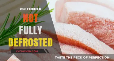 Partially Frozen Chicken: Risks, Cooking Tips, and Safe Thawing Methods