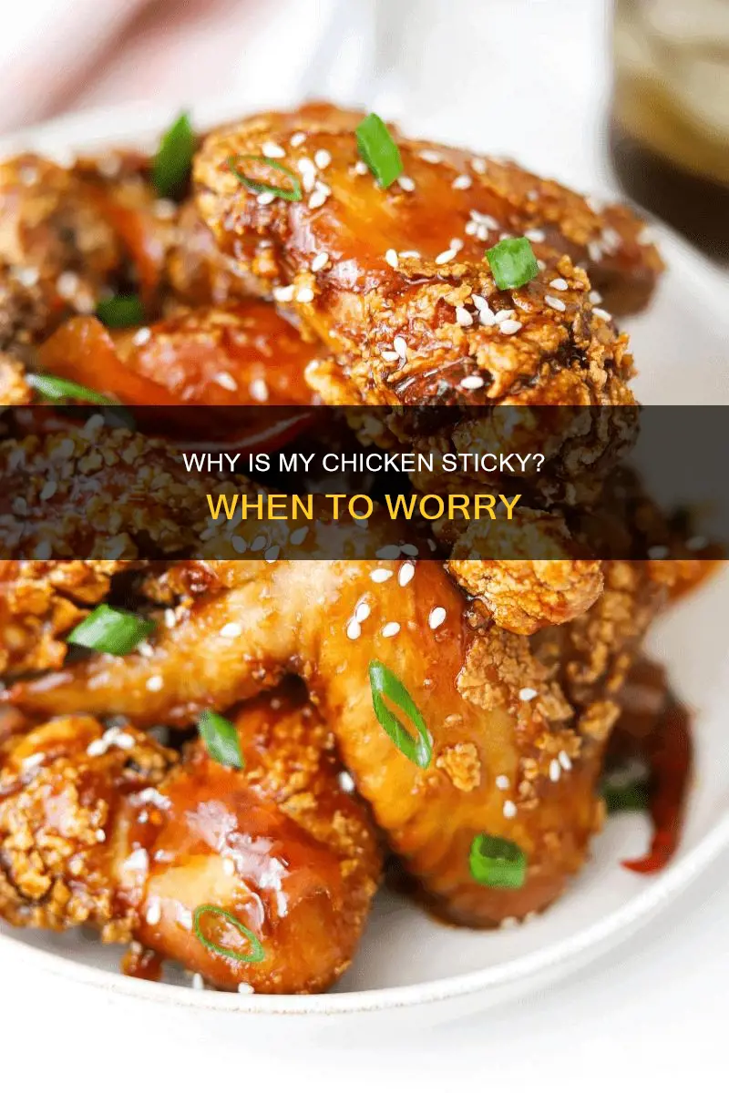 what if chicken is sticky but does not smell