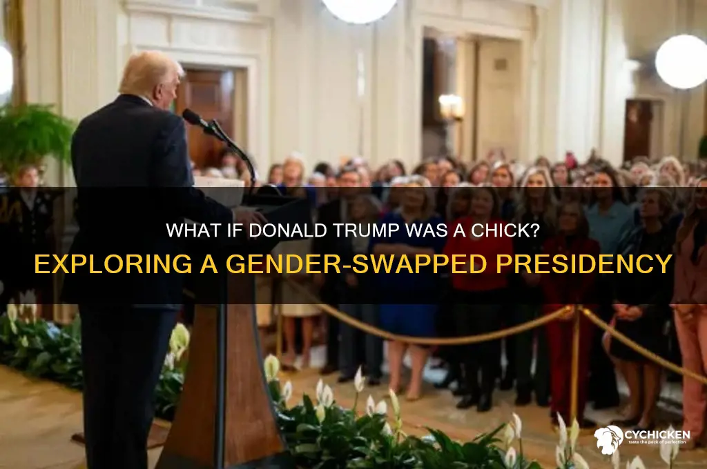 what if donald trump was a chick