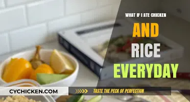 Daily Chicken and Rice Diet: Nutritional Benefits or Health Risks?