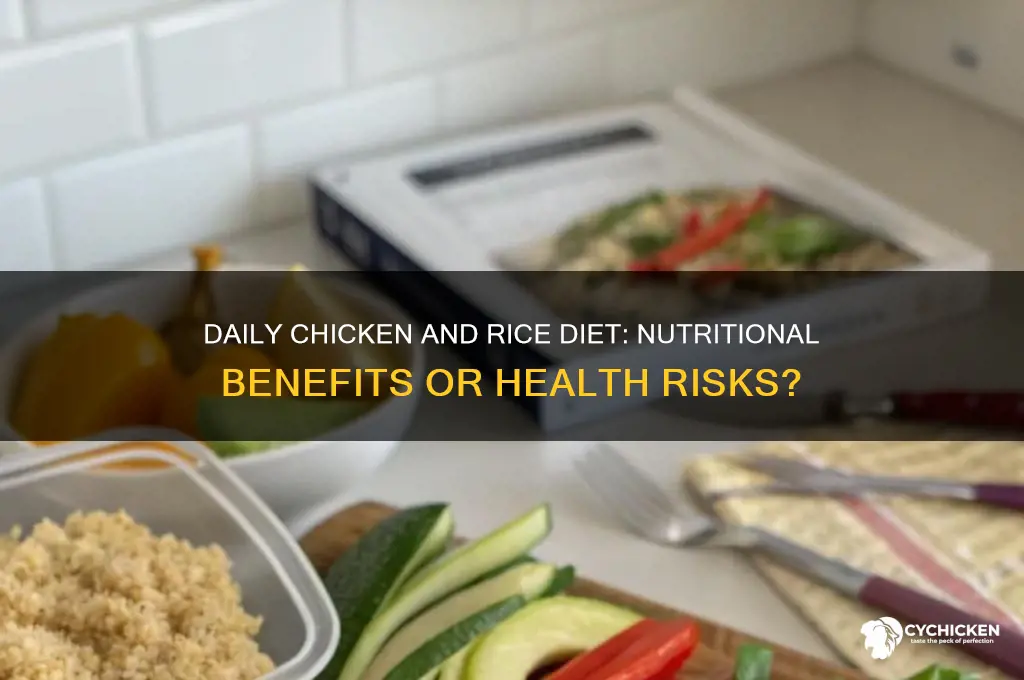 what if i ate chicken and rice everyday