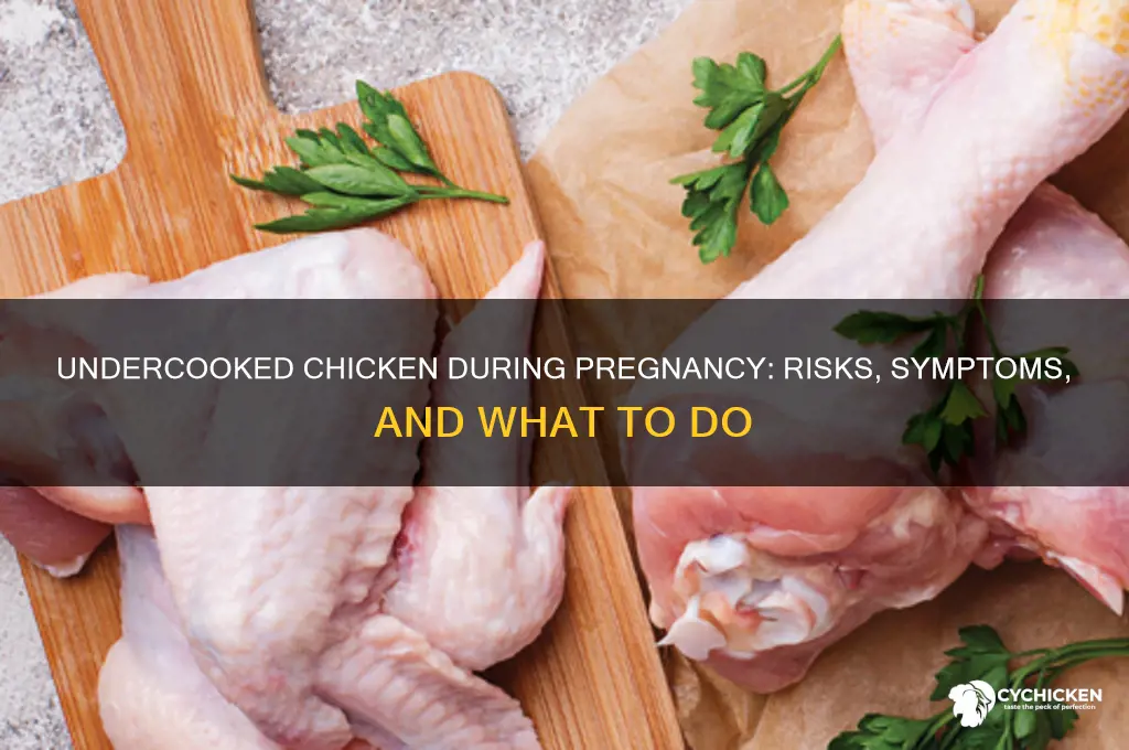 what if i ate undercooked chicken while pregnant