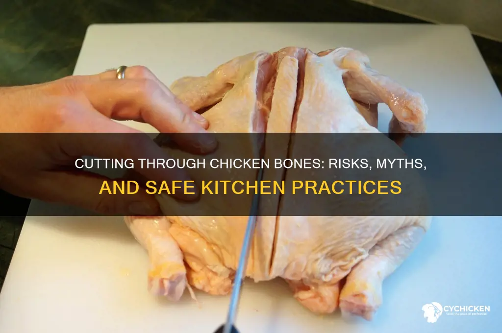what if i cut through a chicken bone