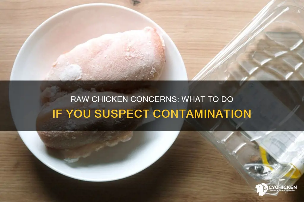 what if my raw chicken or chicken