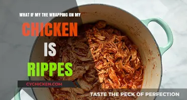 Keep or Toss: Ripped Chicken Wrapping?