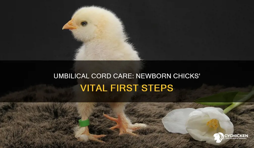 what if newborn chicks umbilical cord is still attavhed
