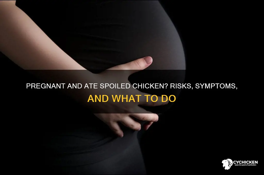 what if pregnant and ate spoiled chicken
