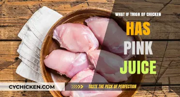 Pink Juice in Chicken Thighs: Safe or Unsafe to Eat?