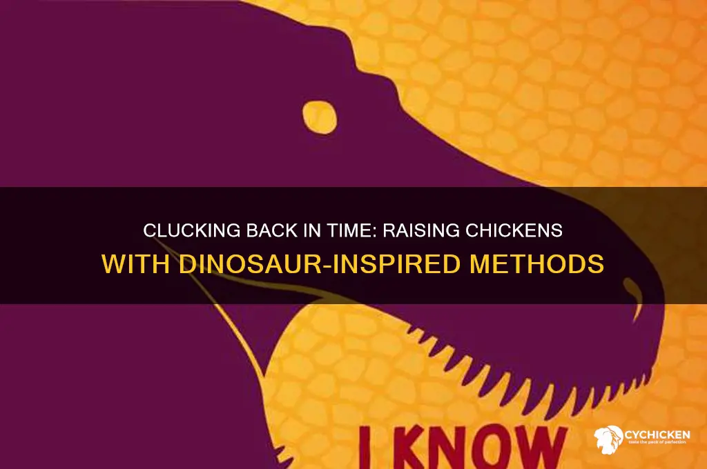 what if we do chicken like we do dinosaurs