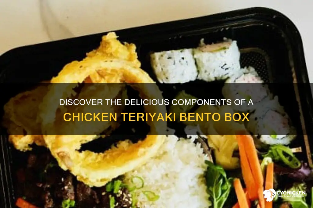 what in a bento box chicken teriyaki