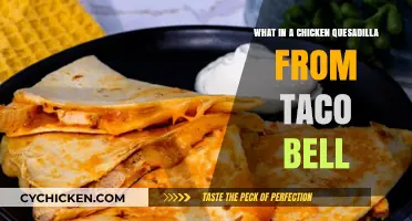 Unveiling Taco Bell's Chicken Quesadilla: Ingredients, Flavors, and Secrets Inside