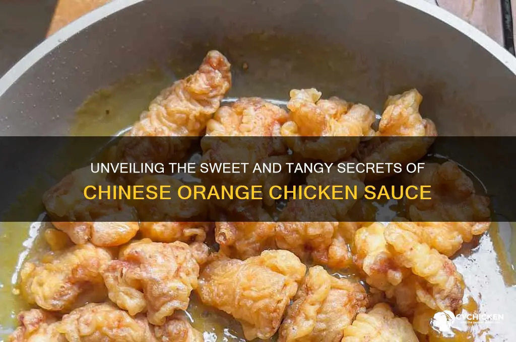 what in a chinese restaurant orange chicken sauce