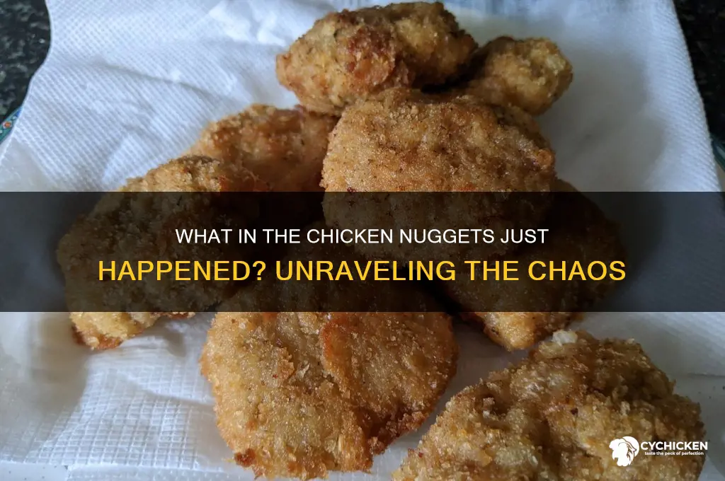 what in the chicken nuggets just happener
