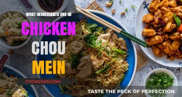 Discover the Essential Ingredients in Chicken Chow Mein