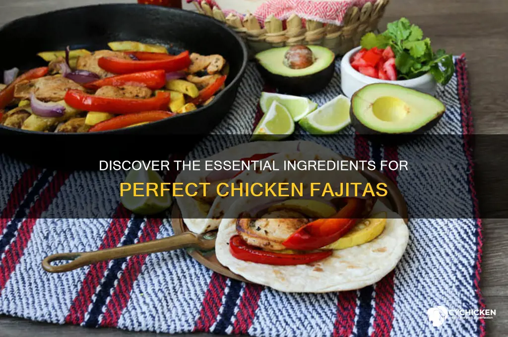 what ingredients are in a chicken fajita