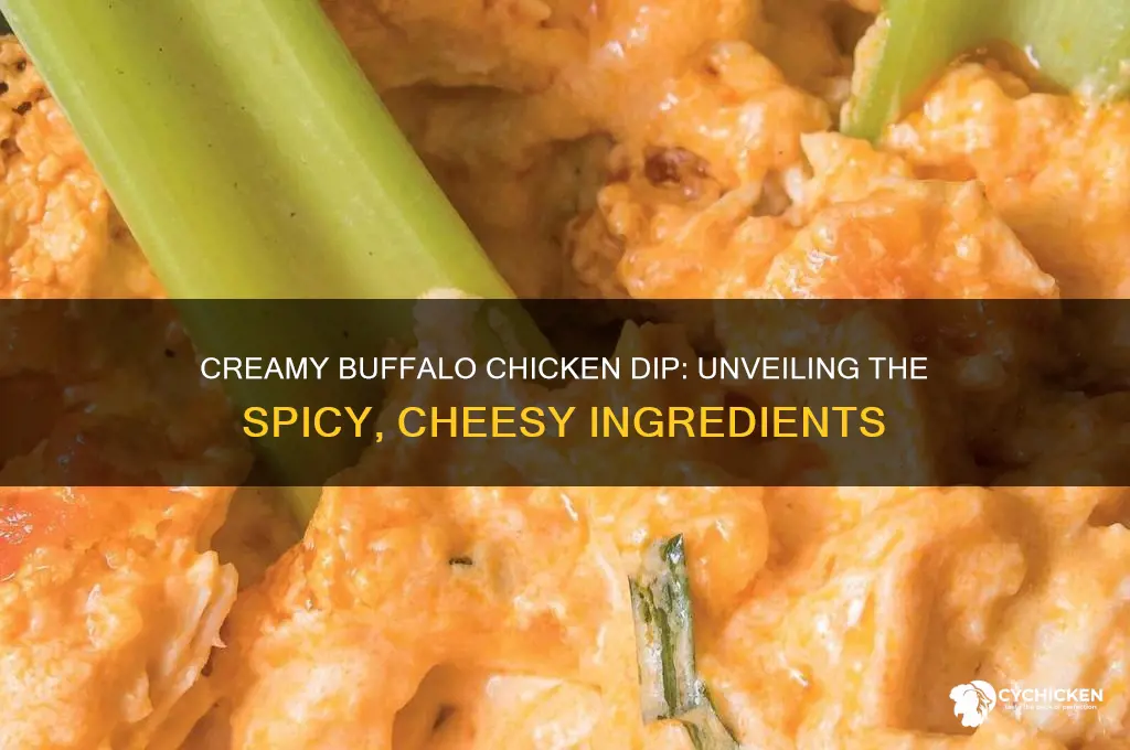 what ingredients are in buffalo chicken dip