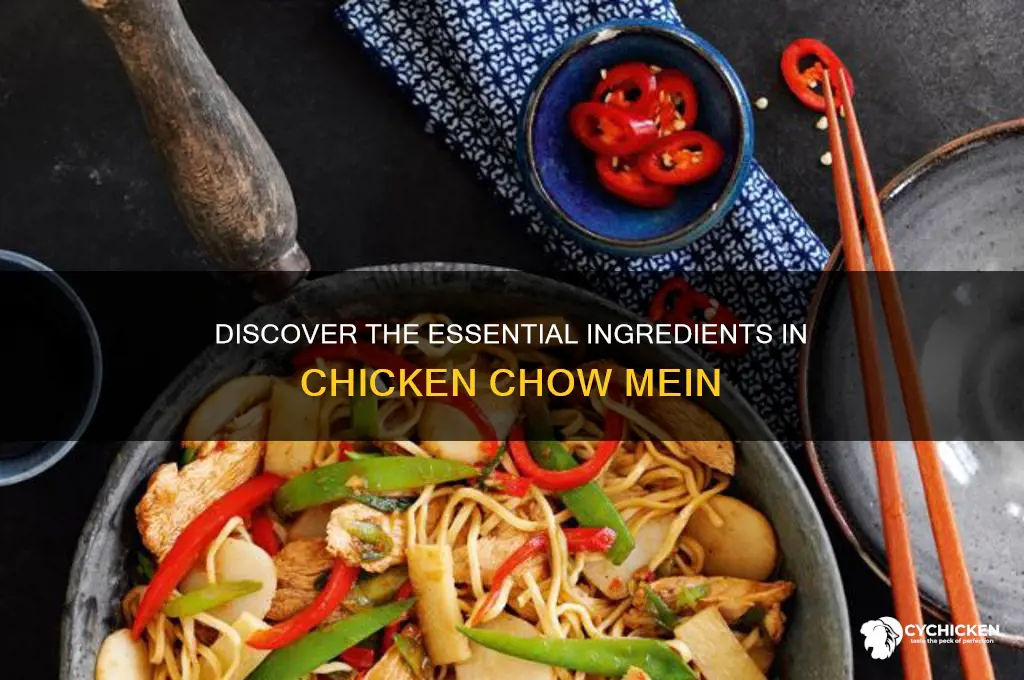 what ingredients are in chicken chow mein