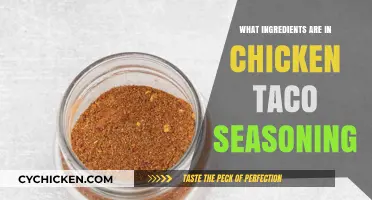 Discover the Essential Ingredients in Chicken Taco Seasoning