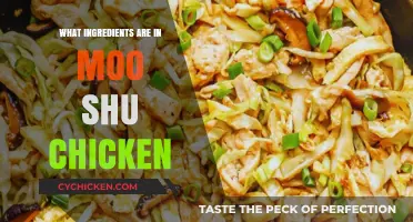 Discover the Essential Ingredients in Traditional Moo Shu Chicken Recipe